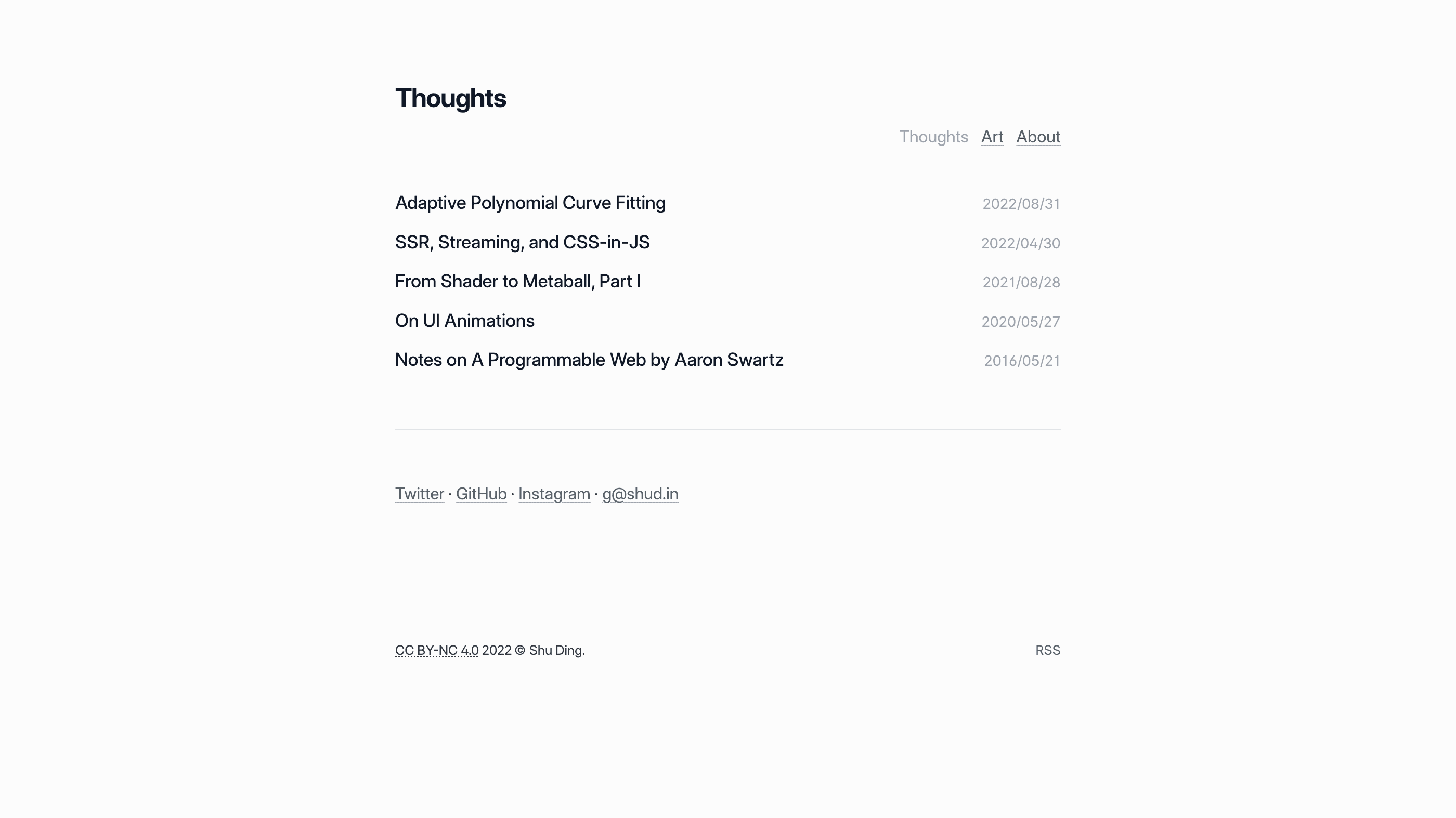 Blog theme screenshot